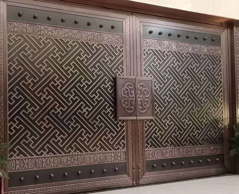 沈陽定制銅門案例